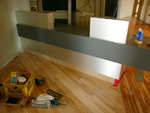 Refinishing Reception Area